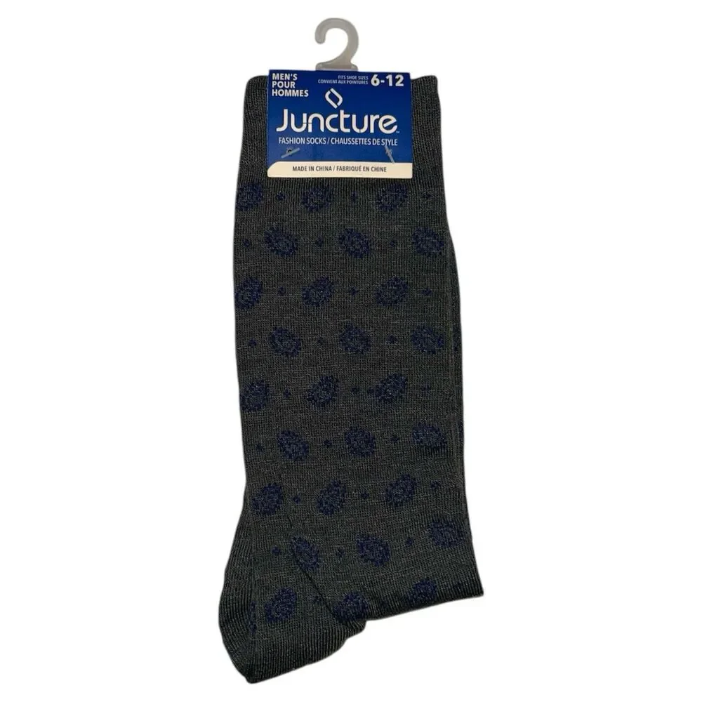 1x Juncture Mens Fashion Socks Size 6-12